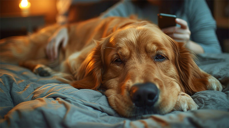 Mon chien est très fatigué, dois-je appeler le vétérinaire de garde?