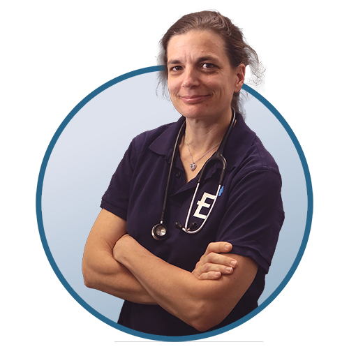 Dr. Elodie PERRET, gérante du service d’Urgence VETERINAIRE à Saint-Etienne